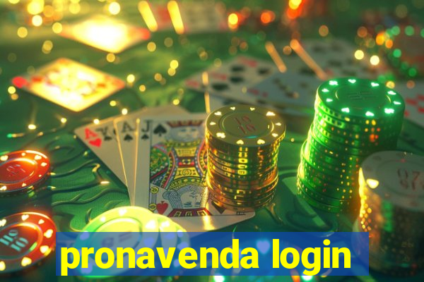 pronavenda login